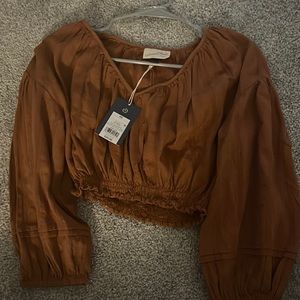 Rust Orange brand new blouse from target